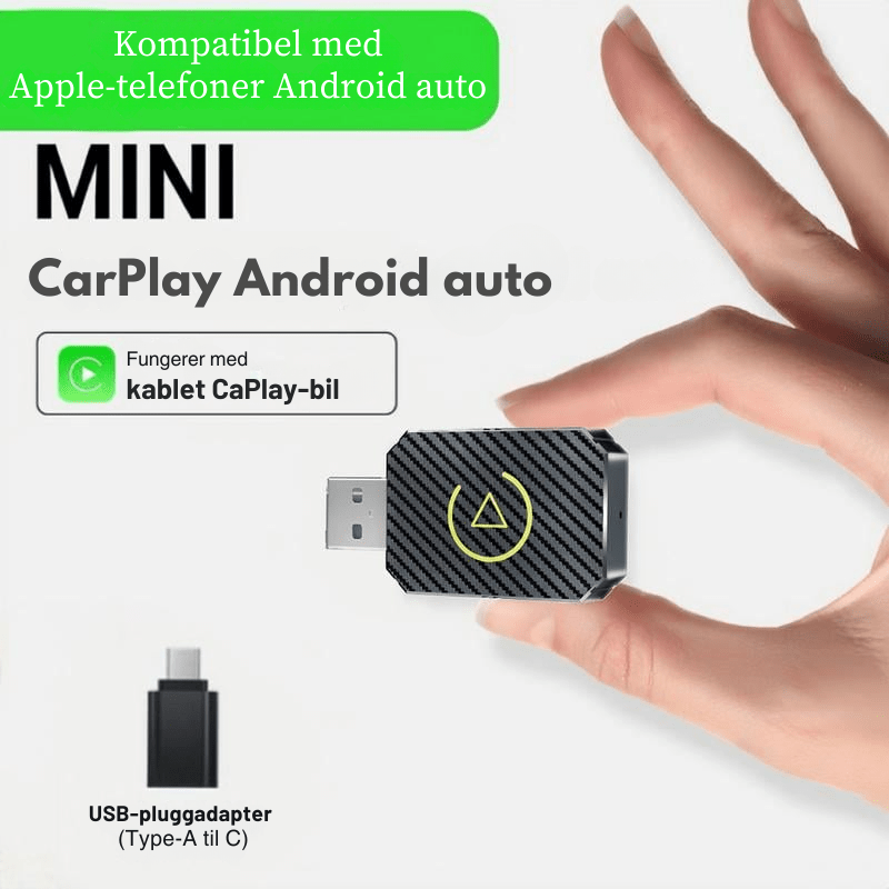 AutoPlugGo™ | Mini Trådløs CarPlay - adapter - NordHjem