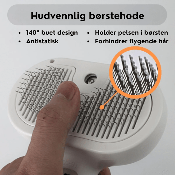 Kjæledyrbørste med Dusjtåke og Massasje - NordHjem