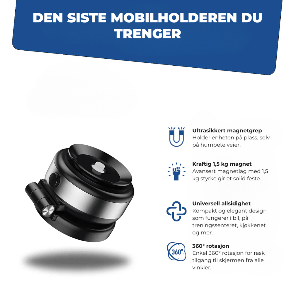 HoldNGo™ | 360° Magnetisk Mobilholder - NordHjem