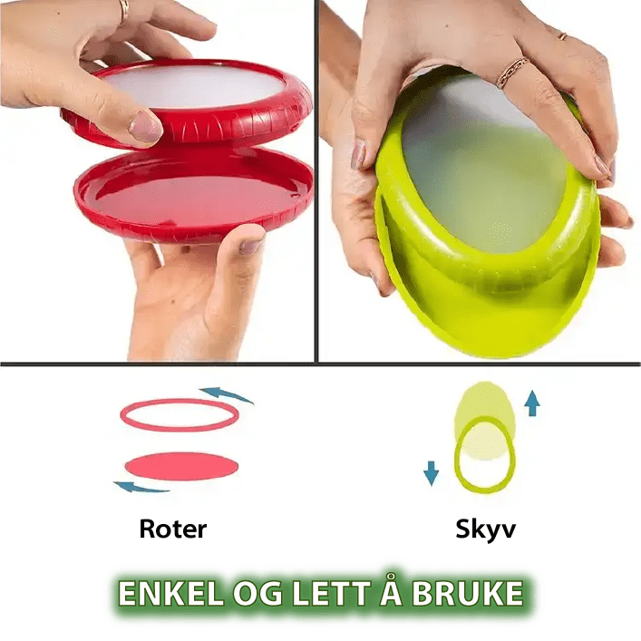 Gjenbrukbar silikonboks - NordHjem