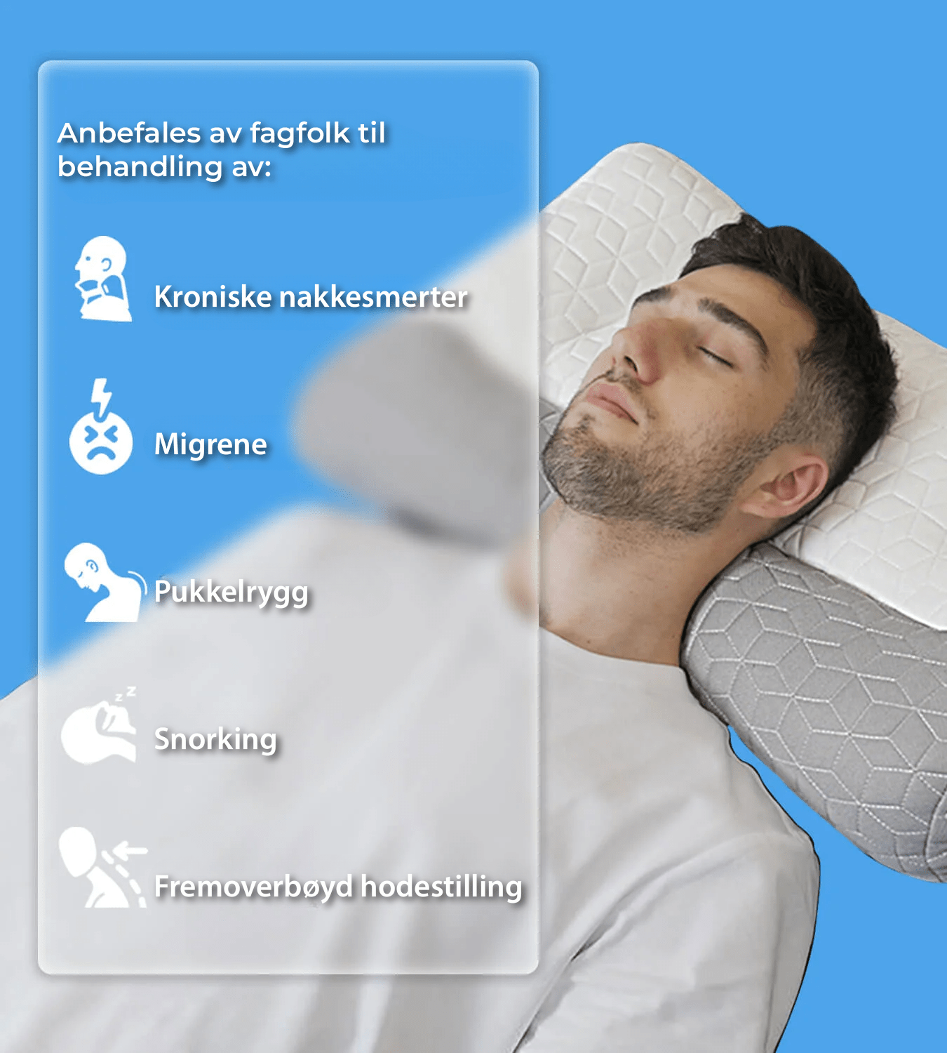Ortopedisk pute for dyp søvn - NordHjem