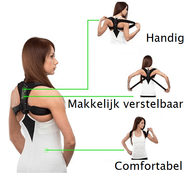 Posture Corrector 3.0 | Korsett som korrigerer holdning  - NordHjem