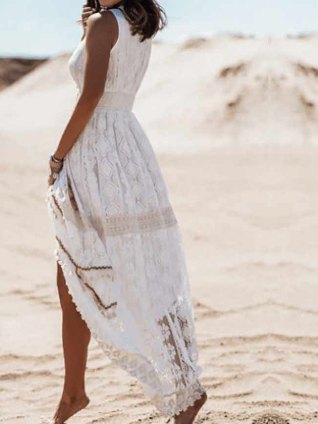 Kvinne Maxikjole Boho Stil - NordHjem