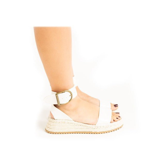 Kvinners Ankelrem Wedge Sandal - NordHjem