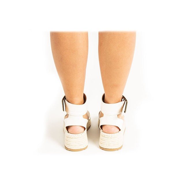 Kvinners Ankelrem Wedge Sandal - NordHjem