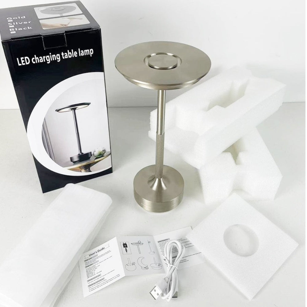 Lunox oppladbar LED-skrivebordslampe