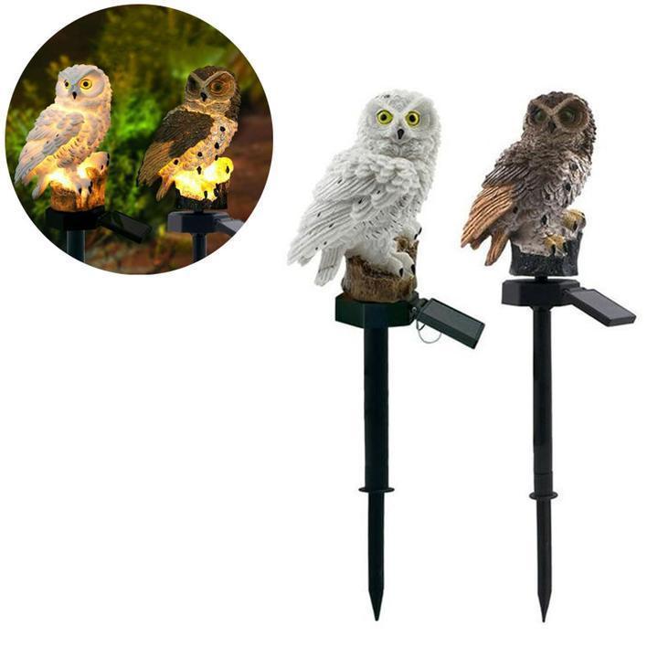 Solcelledrevet Uglehagebelysning – Vanntett & Automatisk LED Utendørsdekor