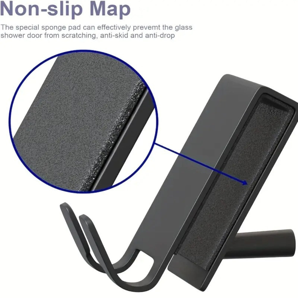 Dusjdørkroker i rustfritt stål til glass