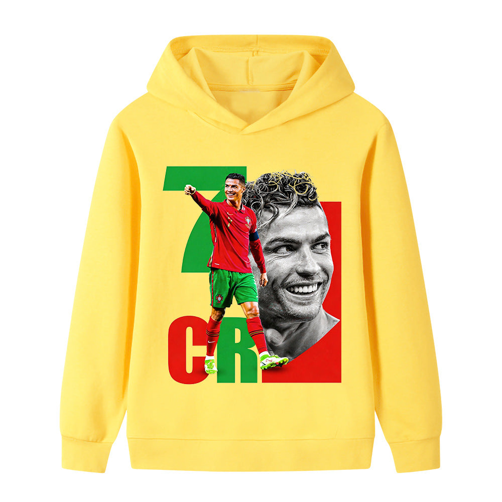 Cristiano Ronaldo Fotball Hettegenser til Barn - Portugal - Hoodie