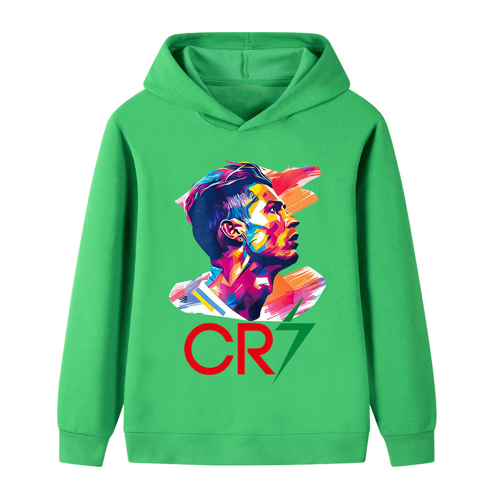 Cristiano Ronaldo Fotball Hettegenser til Barn - Hoodie
