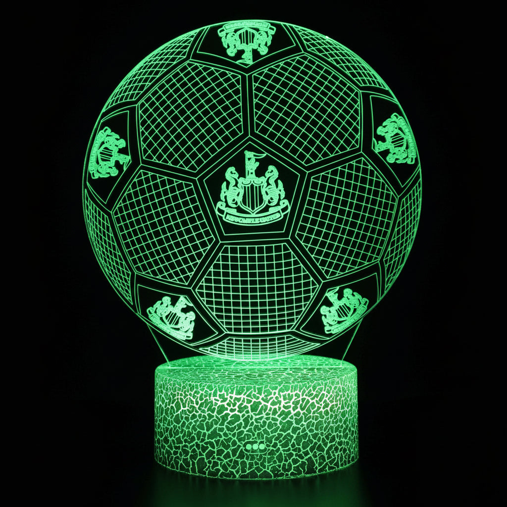 Fotball 3D Illusjon LED-Lampe - Nattlampe - med Fjernkontroll