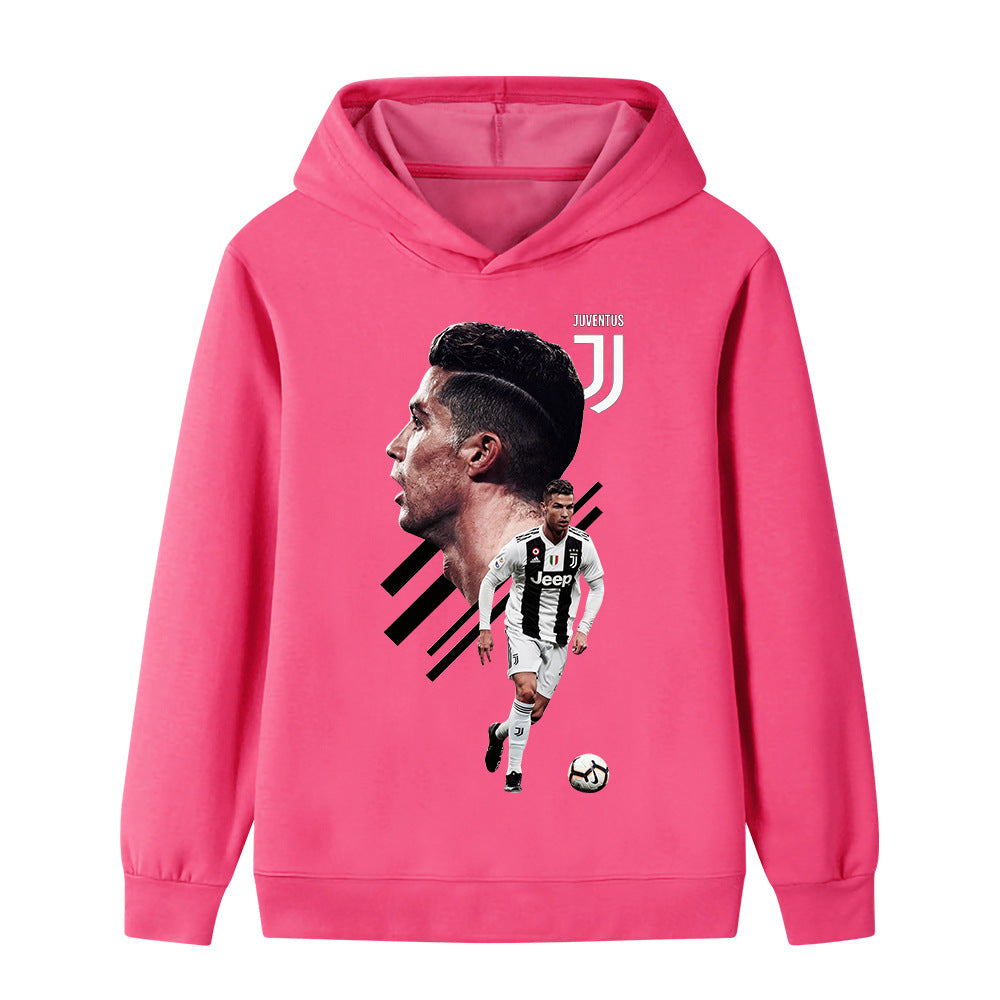 Ronaldo Fotball Hettegenser til Barn - Juventus - Hoodie