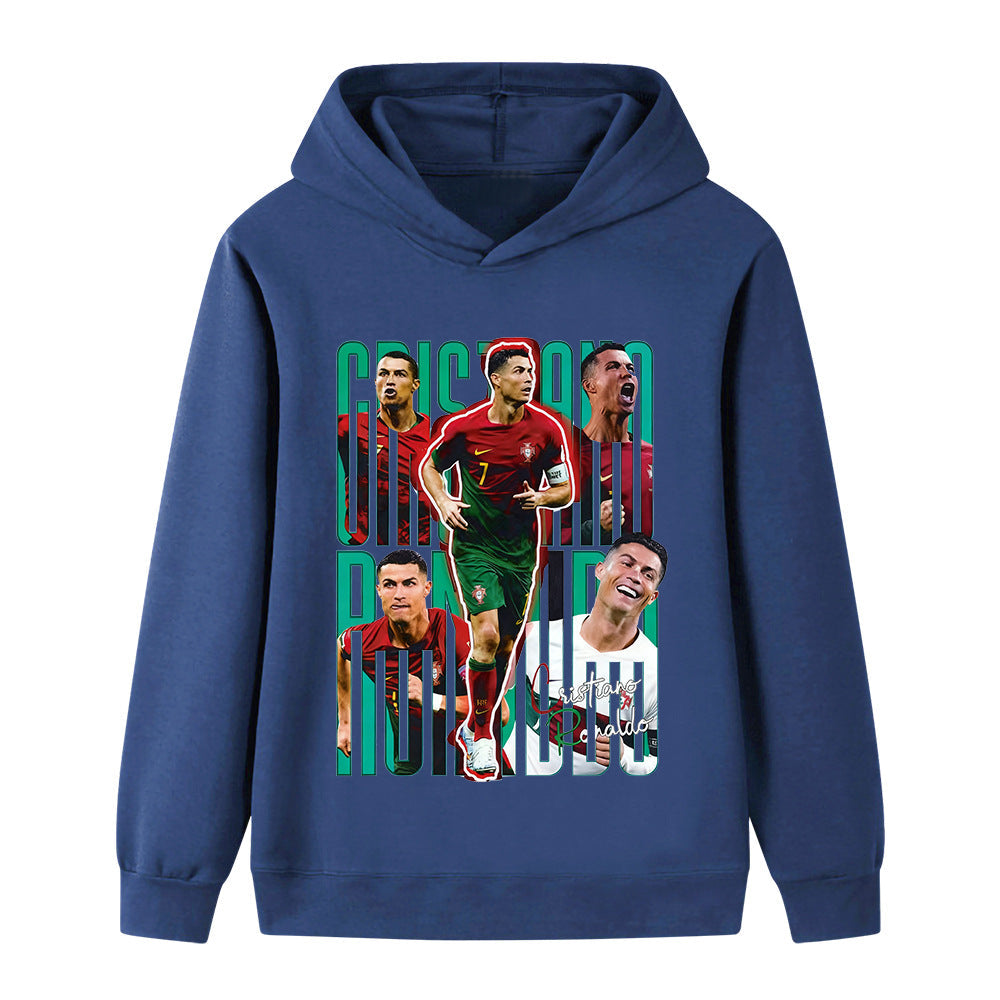 Ronaldo Fotball Hettegenser til Barn - Portugal - Hoodie