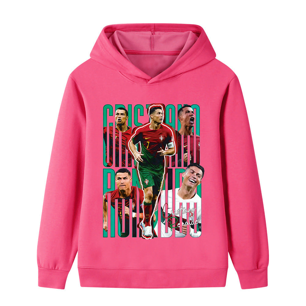Ronaldo Fotball Hettegenser til Barn - Portugal - Hoodie