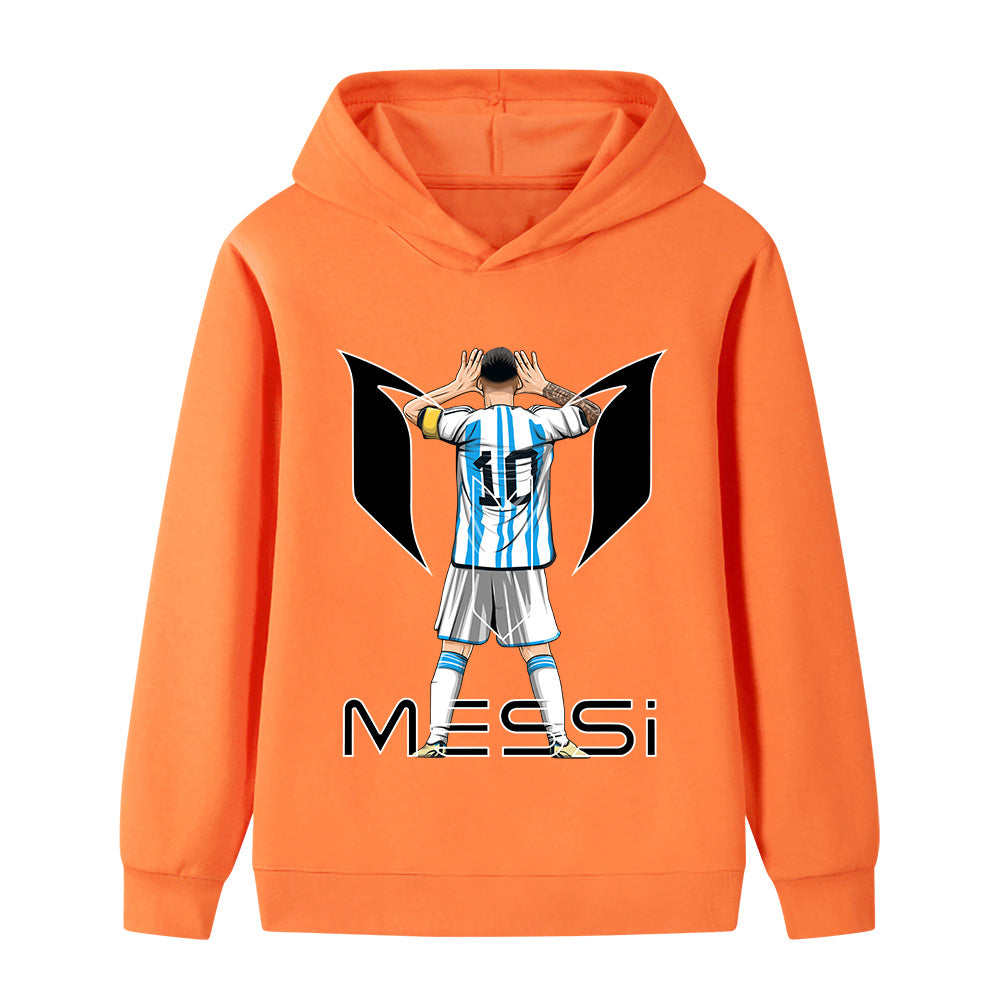 Lionel Messi Fotball Hettegenser til Barn - Hoodie