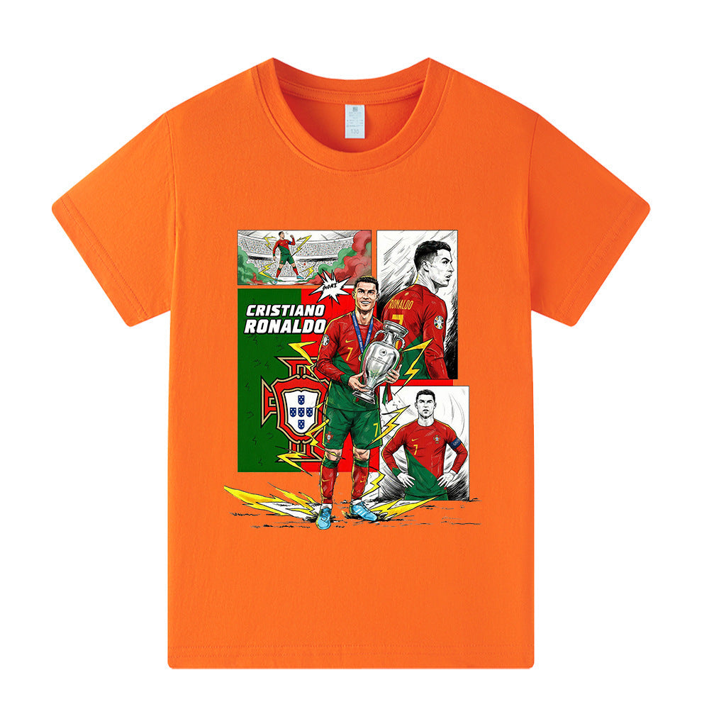 Cristiano Ronaldo Fotball T-skjorte til Barn - Portugal - Style