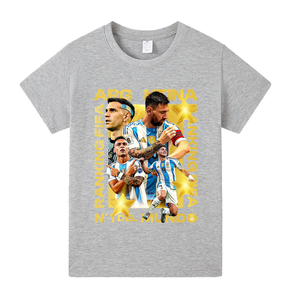 Lionel Messi Fotball T-skjorte til Barn - Behagelig