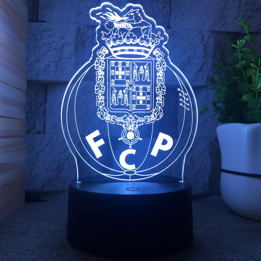 Fotball 3D Illusjon LED-Lampe - Nattlampe - Nattlampe