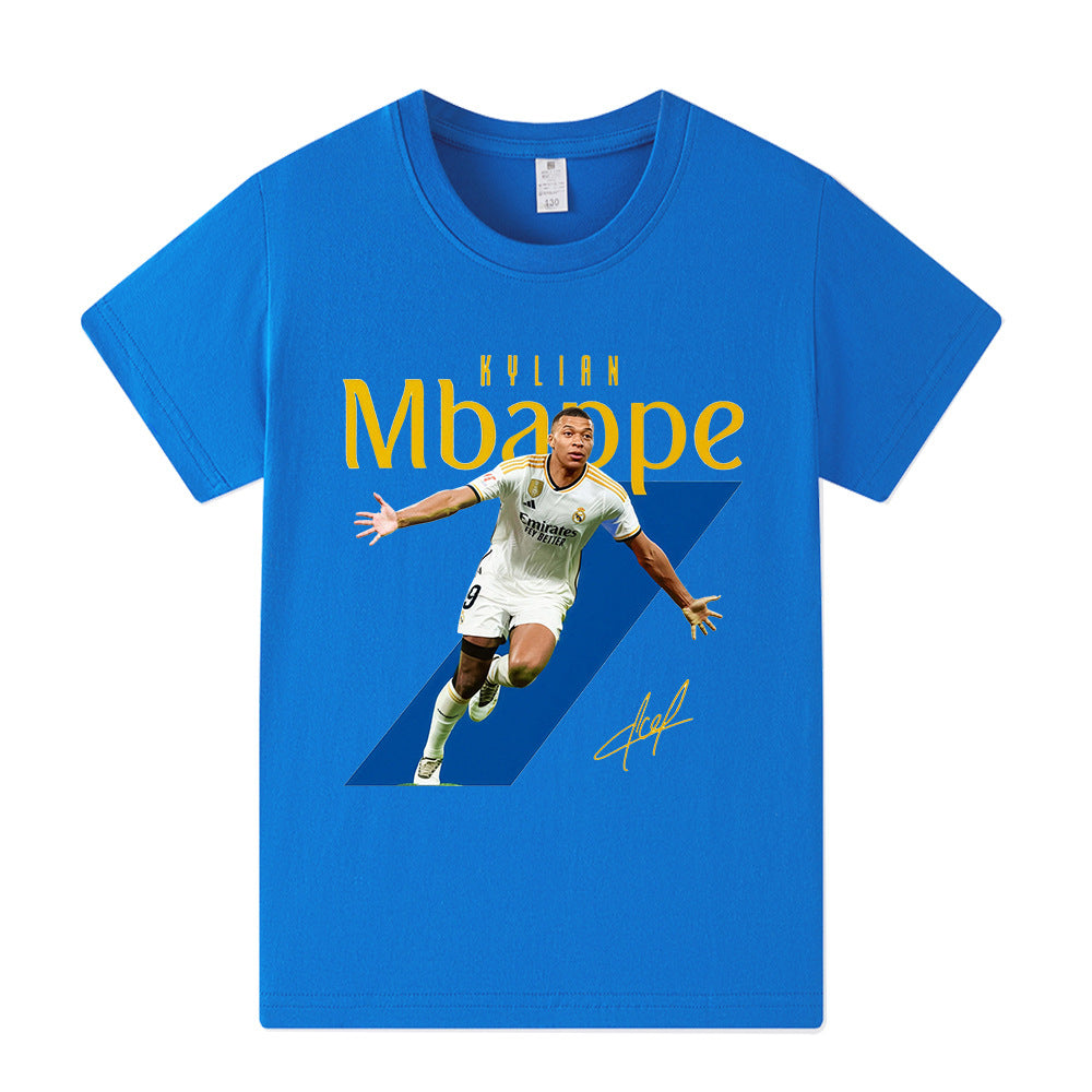 Kylian Mbappé Fotball T-skjorte til Barn