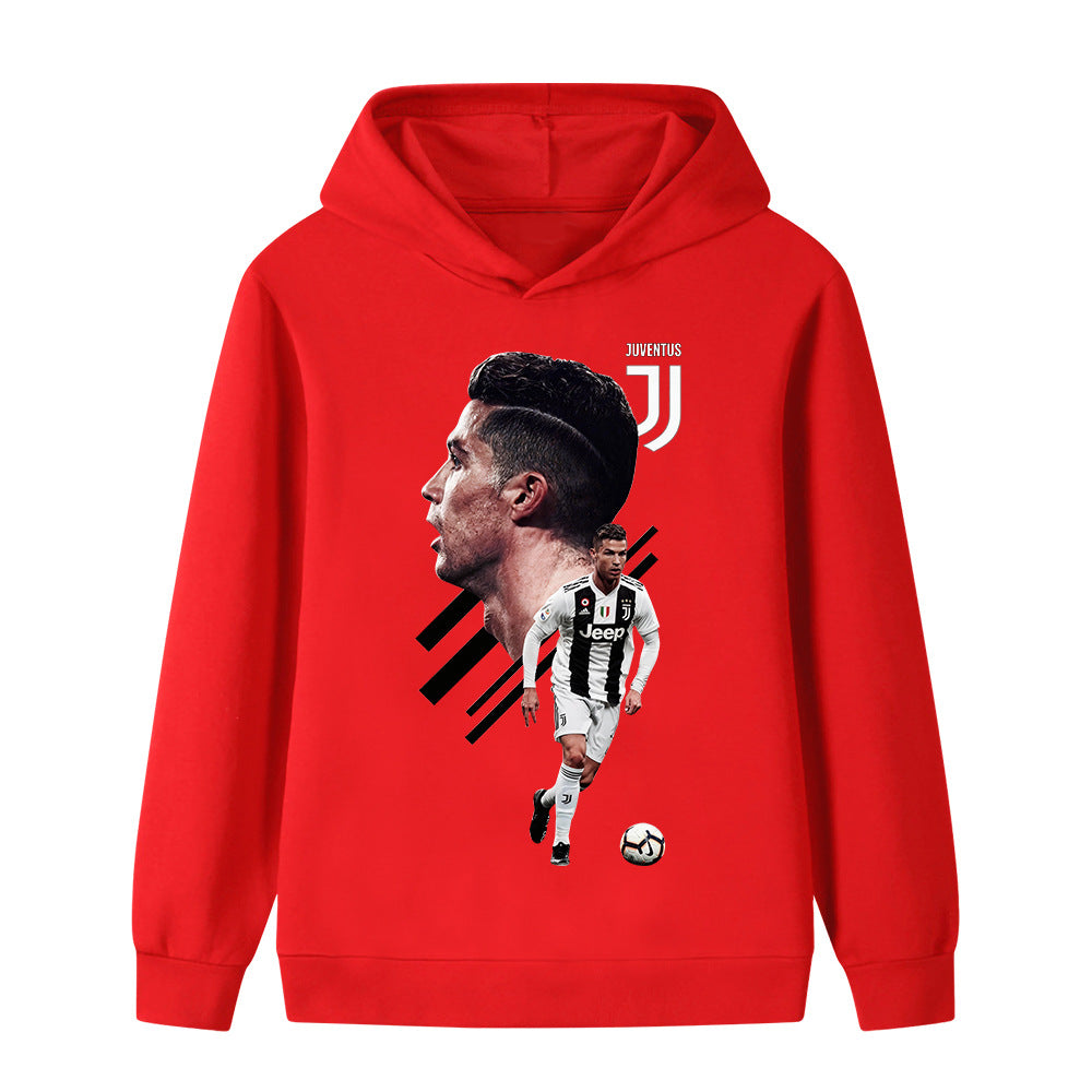 Ronaldo Fotball Hettegenser til Barn - Juventus - Hoodie