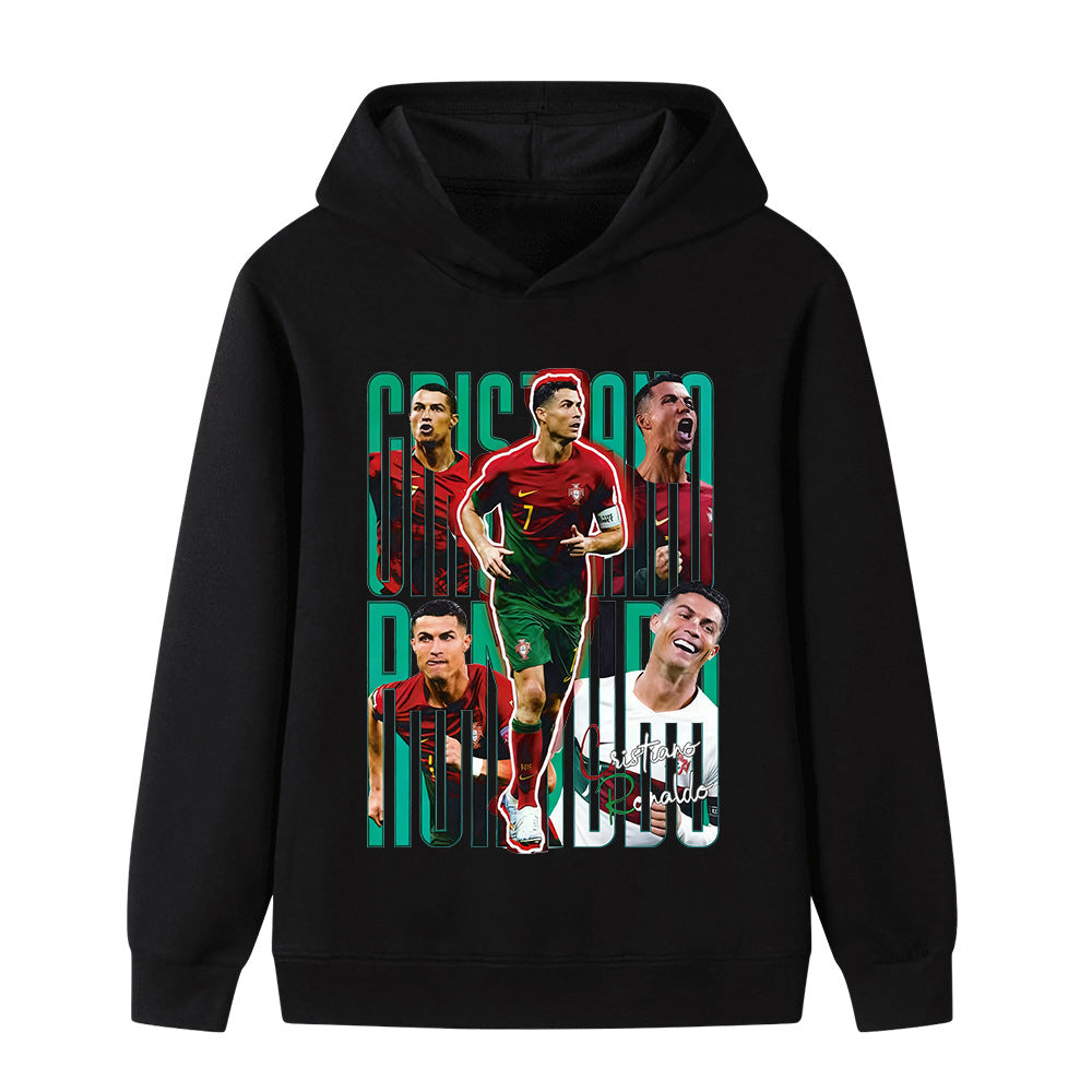 Ronaldo Fotball Hettegenser til Barn - Portugal - Hoodie