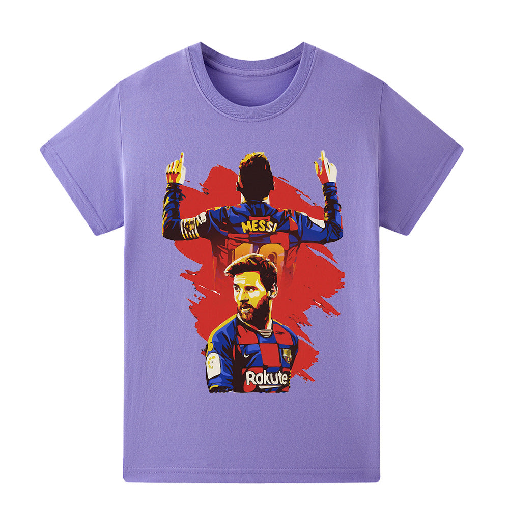 Lionel Messi Fotball T-skjorte til Barn - Barcelona