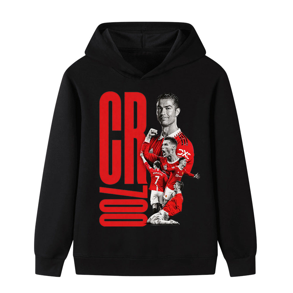 Cristiano Ronaldo Fotball Hettegenser til Barn - Manchester United - Hoodie