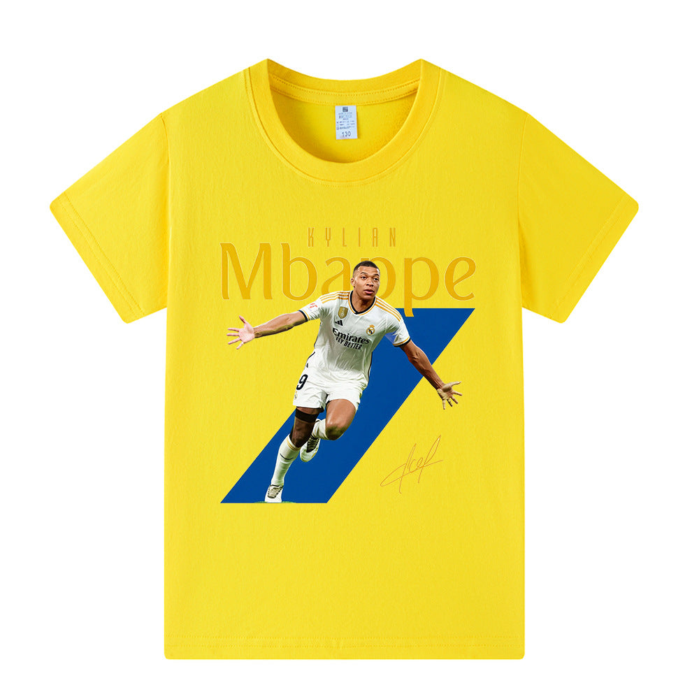Kylian Mbappé Fotball T-skjorte til Barn
