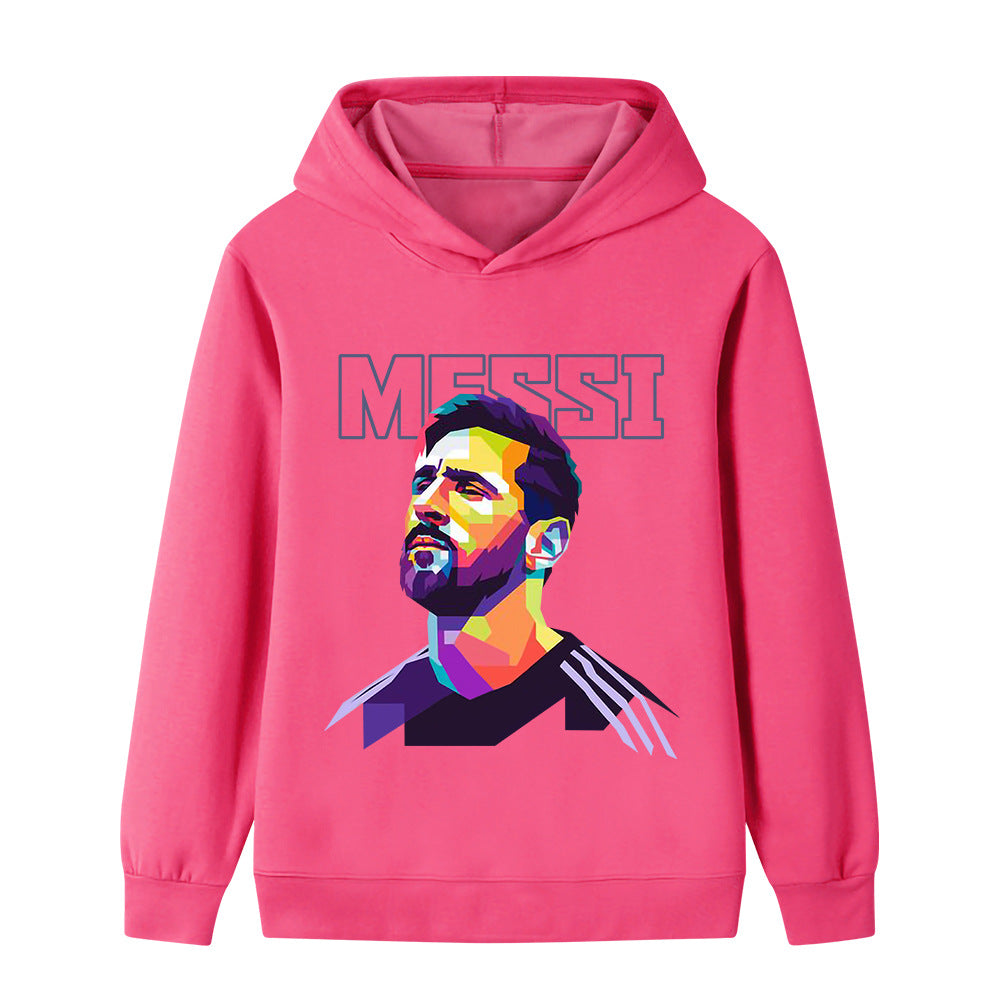 Messi Fotball Hettegenser til Barn - Hoodie