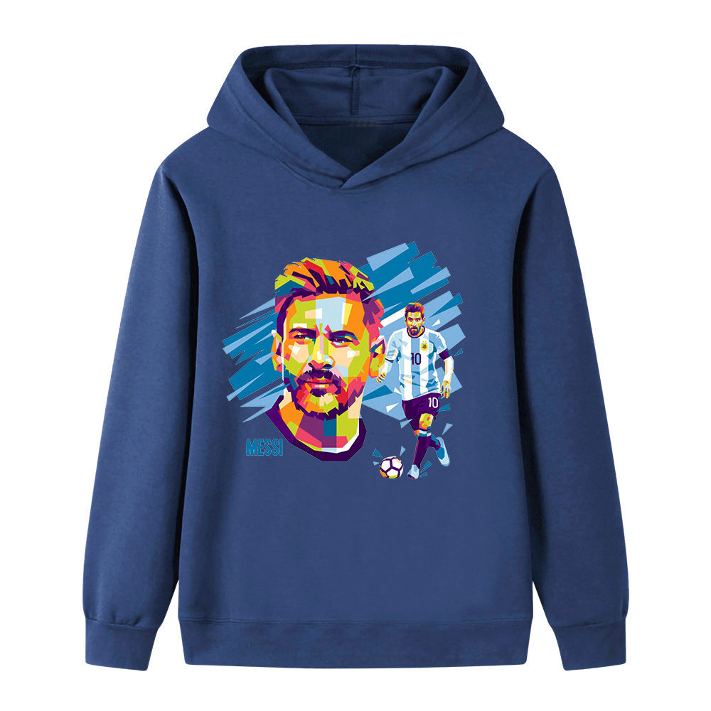 Lionel Messi Fotball Hettegenser til Barn - Myk