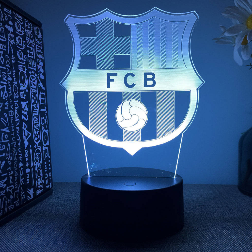 Fotball 3D Illusjon LED-Lampe - Nattlampe - USB-drevet