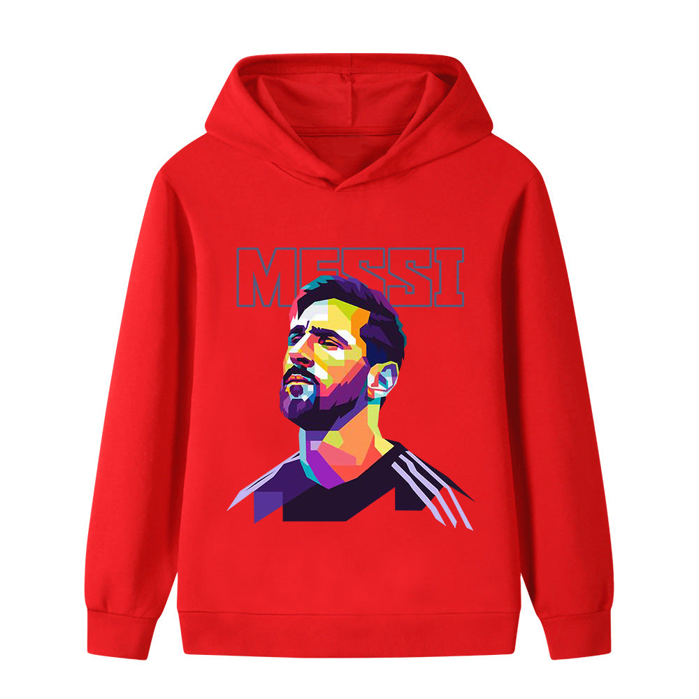 Messi Fotball Hettegenser til Barn - Hoodie