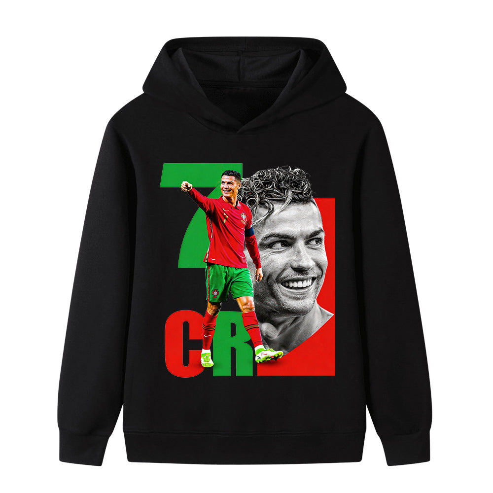 Cristiano Ronaldo Fotball Hettegenser til Barn - Portugal - Hoodie