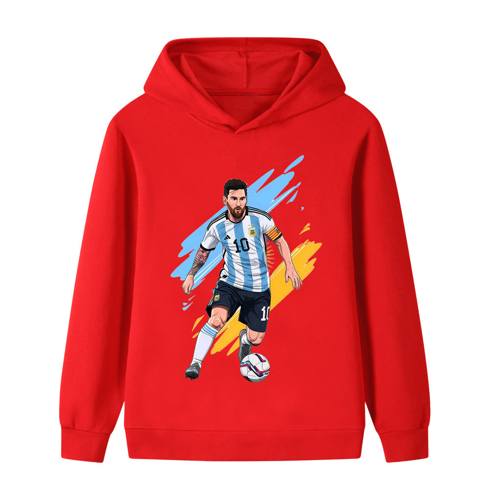 Lionel Messi Fotball Hettegenser til Barn - Argetina