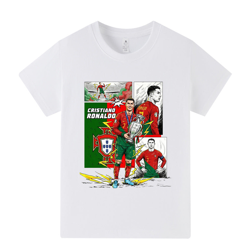 Cristiano Ronaldo Fotball T-skjorte til Barn - Portugal - Style