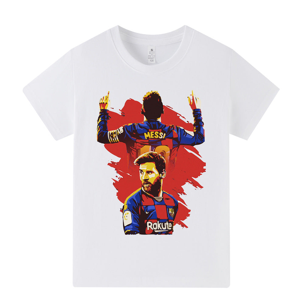 Lionel Messi Fotball T-skjorte til Barn - Barcelona