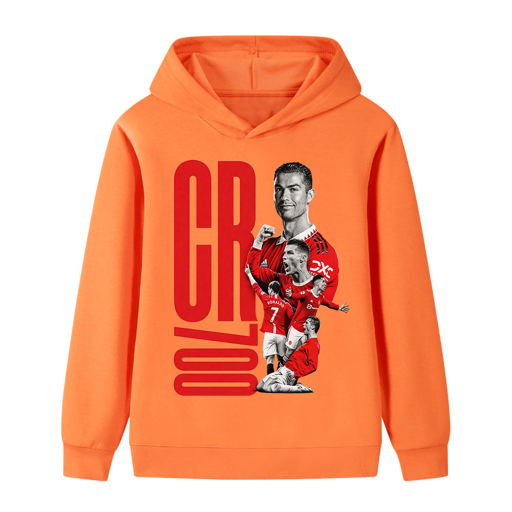 Cristiano Ronaldo Fotball Hettegenser til Barn - Manchester United - Hoodie