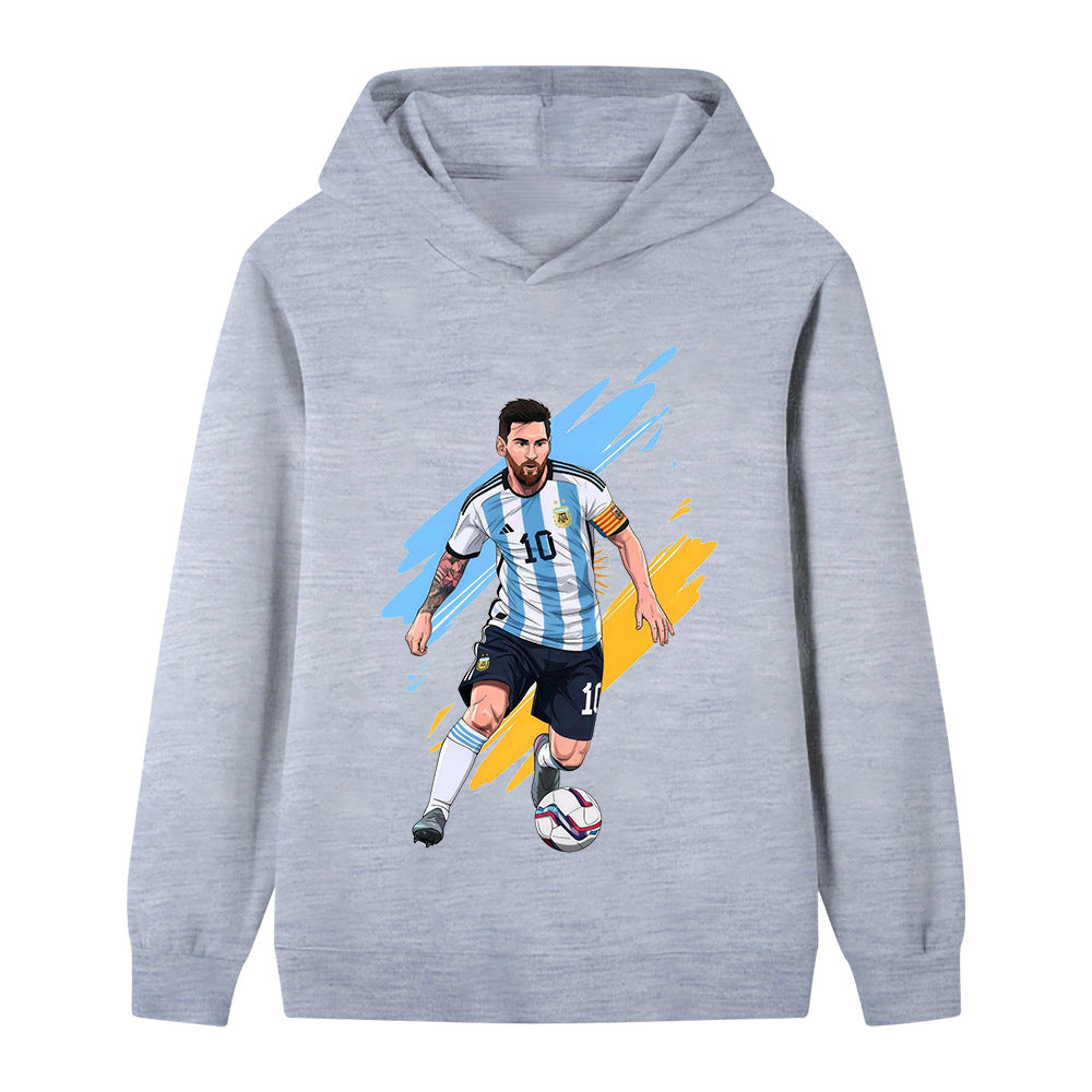 Lionel Messi Fotball Hettegenser til Barn - Argetina