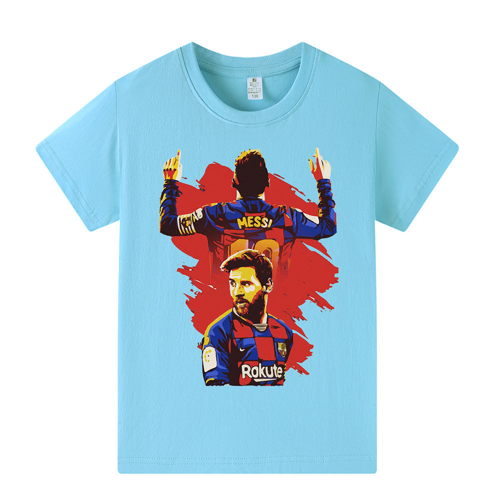 Lionel Messi Fotball T-skjorte til Barn - Barcelona