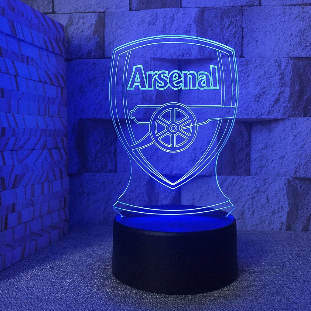 Fotball 3D Illusjon LED-Lampe - Nattlampe - Nattlampe