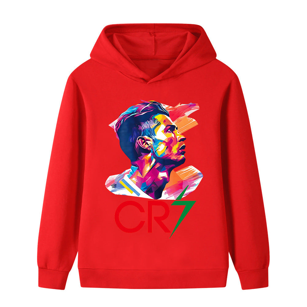 Cristiano Ronaldo Fotball Hettegenser til Barn - Hoodie
