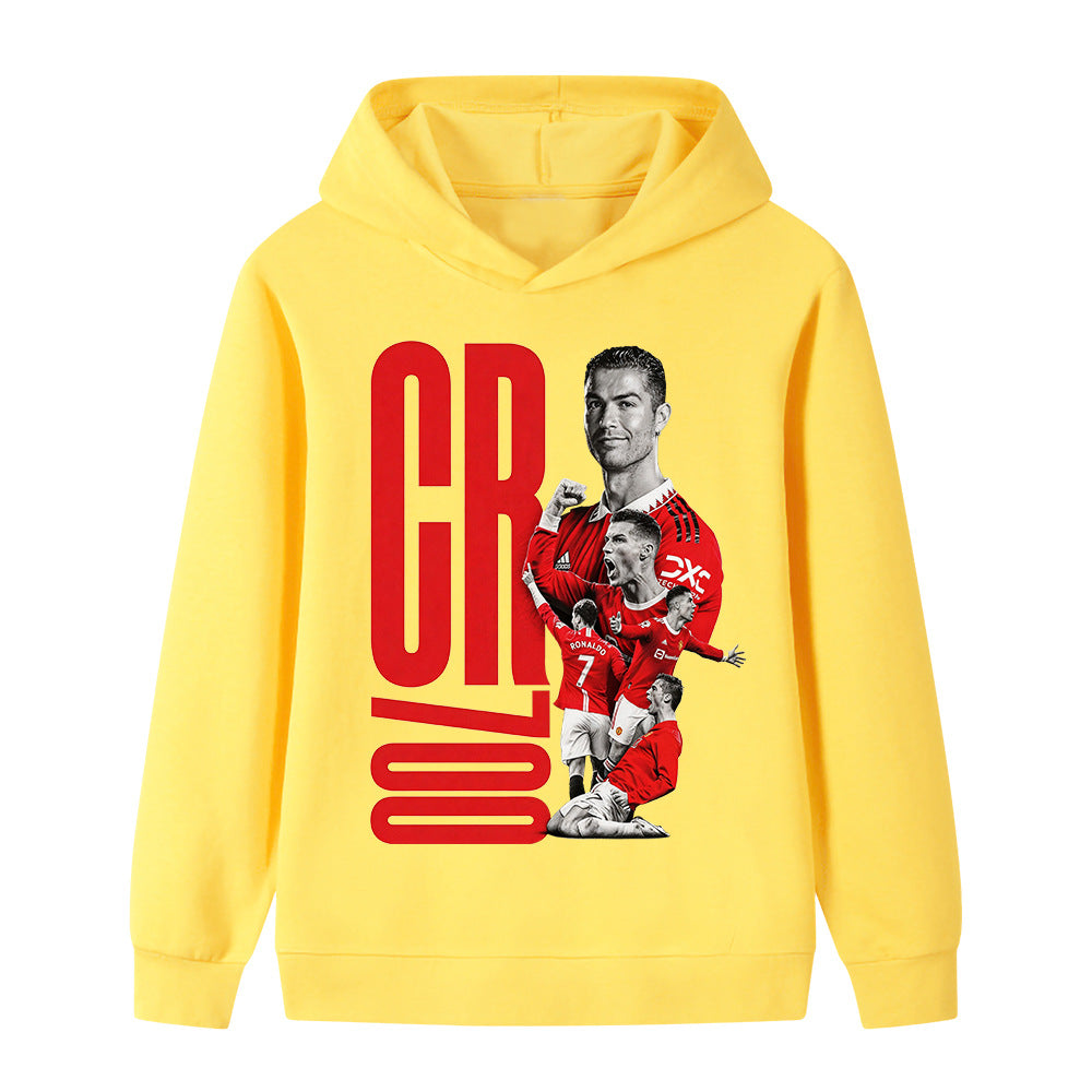Cristiano Ronaldo Fotball Hettegenser til Barn - Manchester United - Hoodie