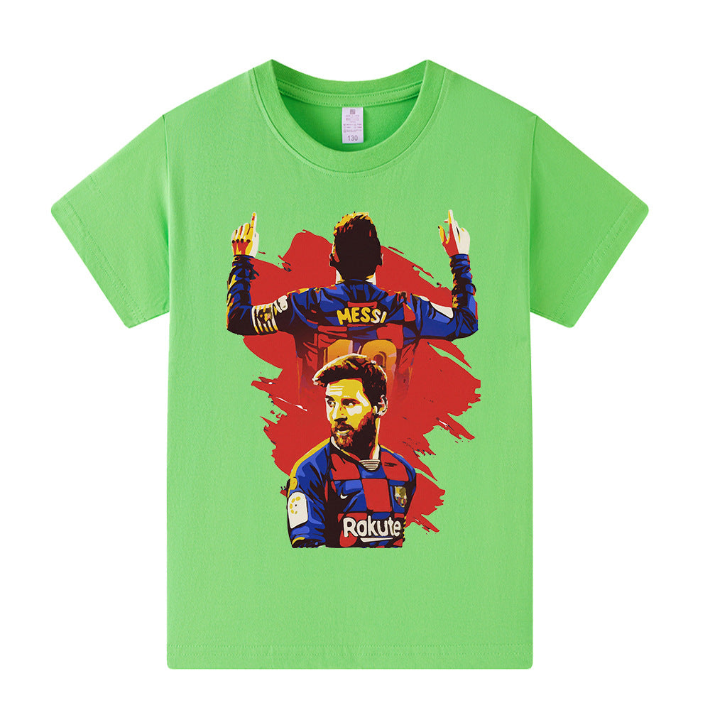 Lionel Messi Fotball T-skjorte til Barn - Barcelona