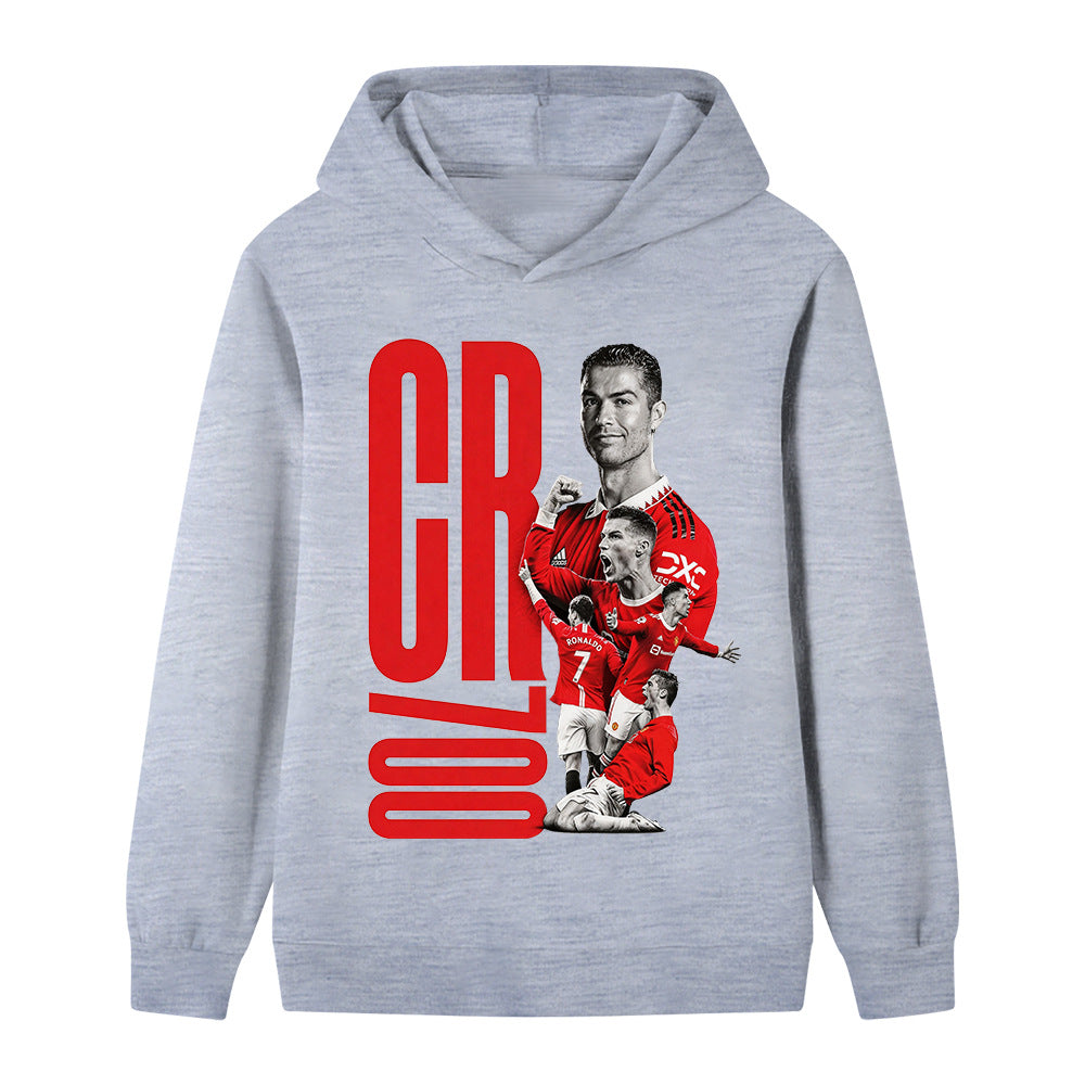 Cristiano Ronaldo Fotball Hettegenser til Barn - Manchester United - Hoodie