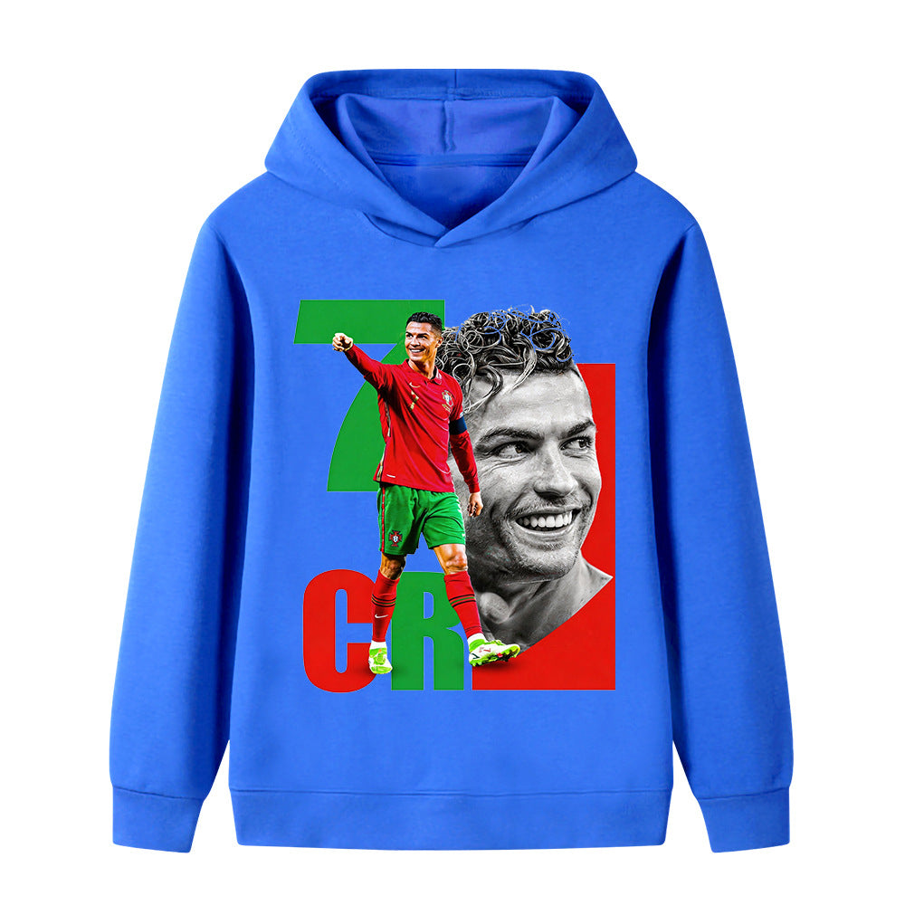 Cristiano Ronaldo Fotball Hettegenser til Barn - Portugal - Hoodie
