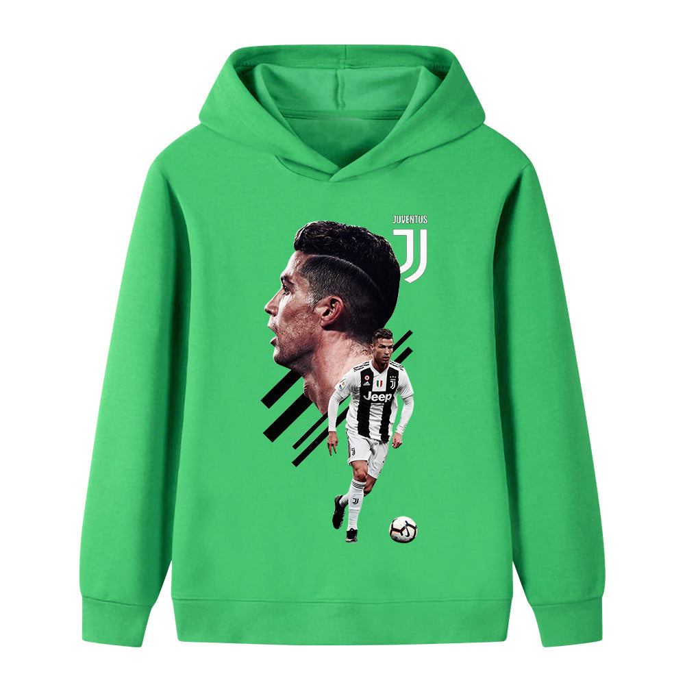 Ronaldo Fotball Hettegenser til Barn - Juventus - Hoodie