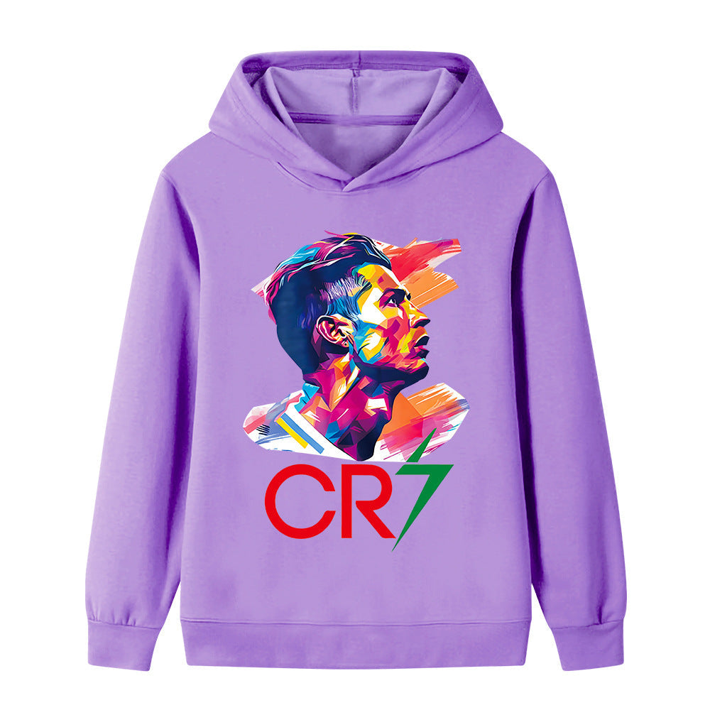 Cristiano Ronaldo Fotball Hettegenser til Barn - Hoodie