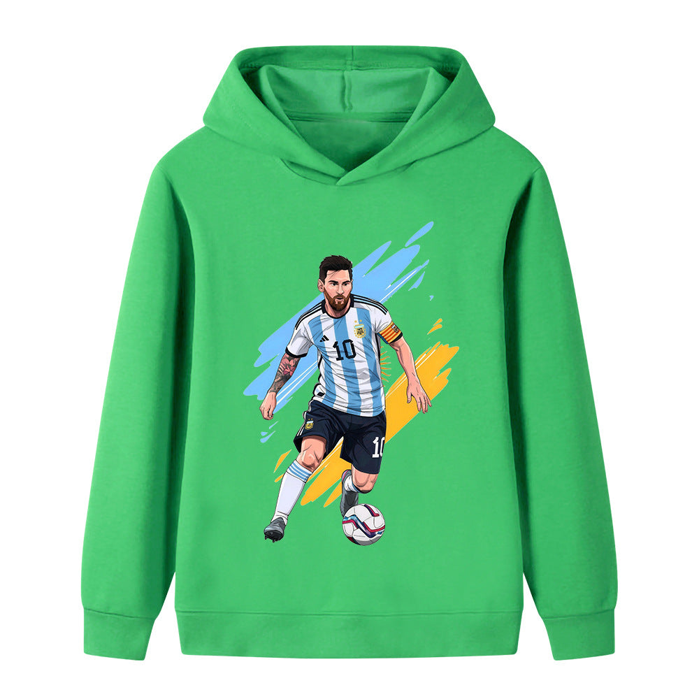 Lionel Messi Fotball Hettegenser til Barn - Argetina