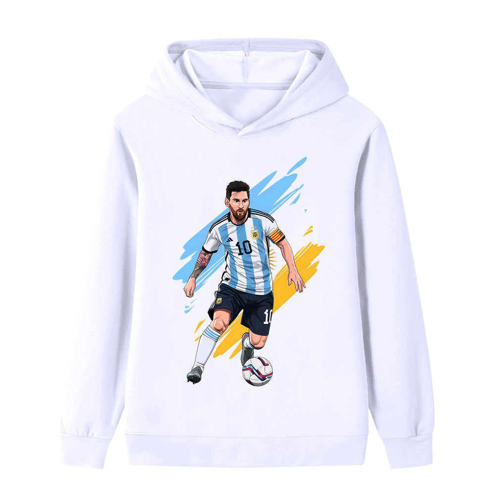 Lionel Messi Fotball Hettegenser til Barn - Argetina