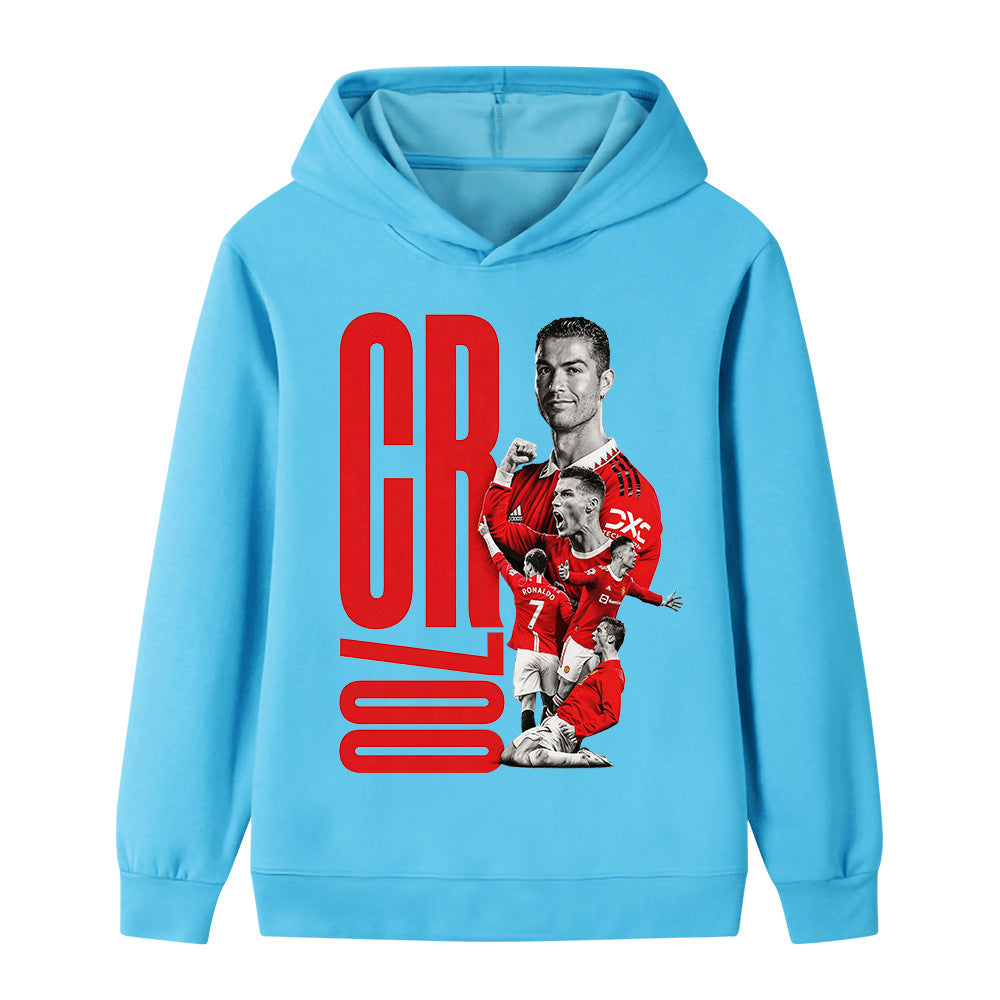 Cristiano Ronaldo Fotball Hettegenser til Barn - Manchester United - Hoodie